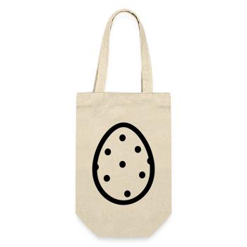 Egg - Gift Bag for Bottles - nature - Front