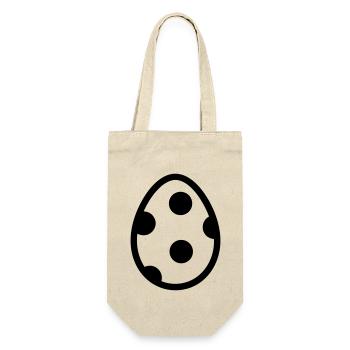 Egg - Gift Bag for Bottles - nature - Front