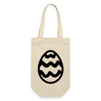 Egg - Gift Bag for Bottles - nature - Front