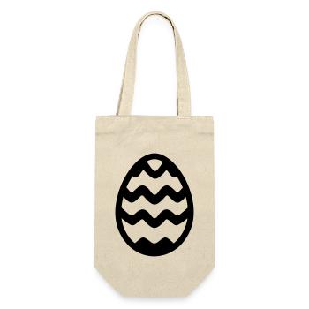 Egg - Gift Bag for Bottles - nature - Front