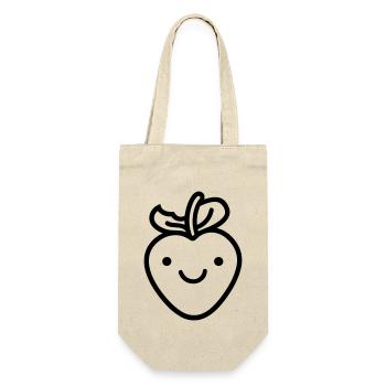 fraise - Sac à bouteille - nature - Devant