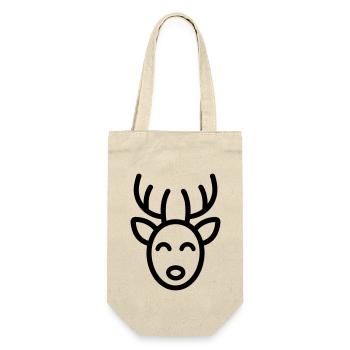 renne de noel - Sac à bouteille - nature - Devant