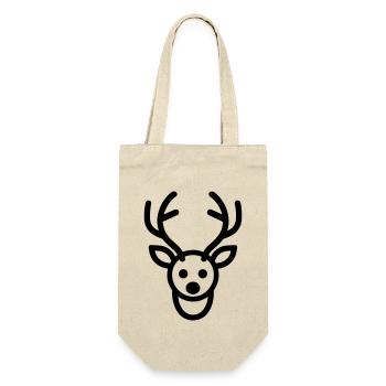 renne de noel - Sac à bouteille - nature - Devant