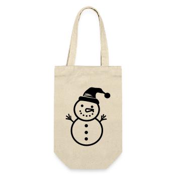 Bonhomme de neige - Sac à bouteille - nature - Devant