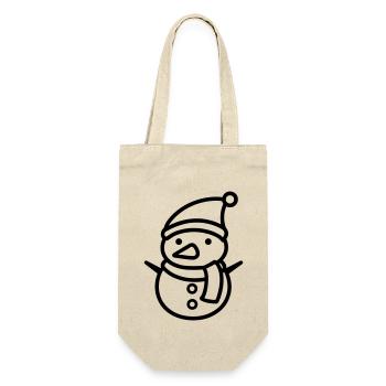 Bonhomme de neige - Sac à bouteille - nature - Devant