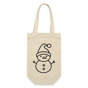 Bonhomme de neige - Sac à bouteille - nature - Devant