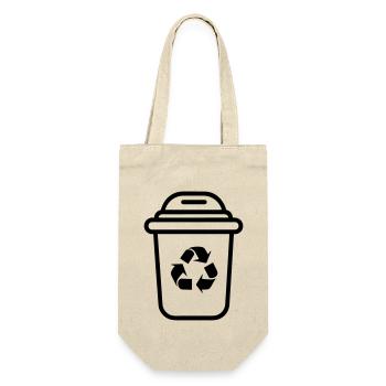 dustbin - Gift Bag for Bottles - nature - Front