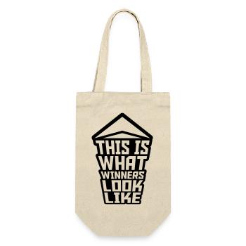 What Winners Look Like - Geschenkbeutel für Flaschen - Natur - Vorne