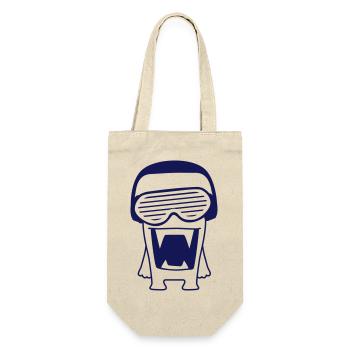 DJ Monster Alien Alien Party Music Fun - Gift Bag for Bottles - nature - Front