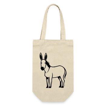 âne - Sac à bouteille - nature - Devant