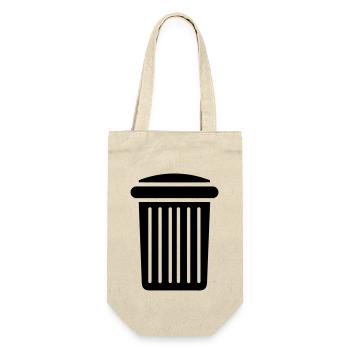 dustbin - Gift Bag for Bottles - nature - Front
