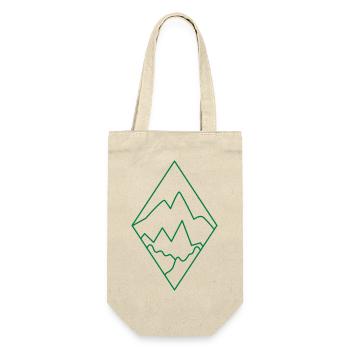 PAYSAGE BOHO Diamond avec montagnes et paysages - Sac à bouteille - nature - Devant