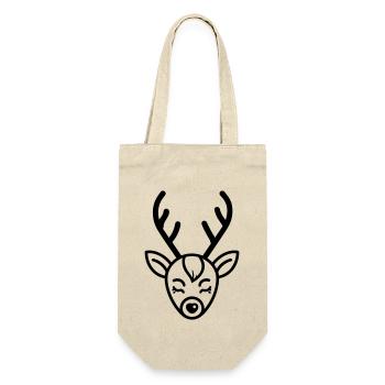 renne de noel - Sac à bouteille - nature - Devant