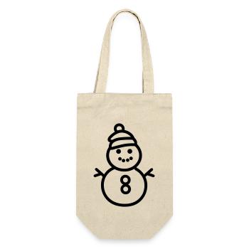 Bonhomme de neige - Sac à bouteille - nature - Devant