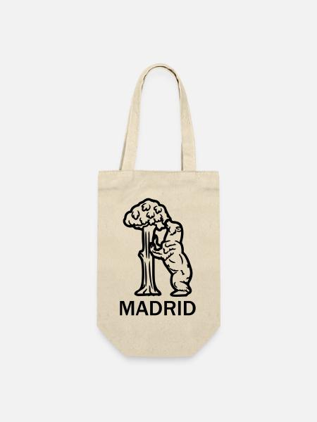 Logo de Madrid - Sac à bouteille - nature