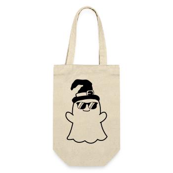 ghost cool - Geschenkbeutel für Flaschen - Natur - Vorne