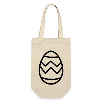 Egg - Gift Bag for Bottles - nature - Front