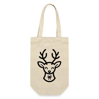 renne de noel - Sac à bouteille - nature - Devant