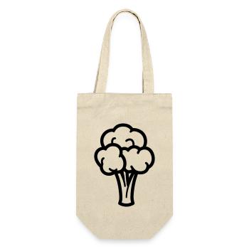 broccoli - Gift Bag for Bottles - nature - Front