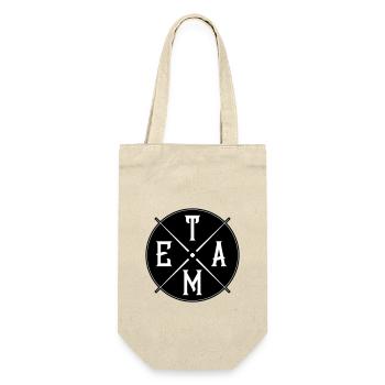 Team Circle - Gift Bag for Bottles - nature - Front
