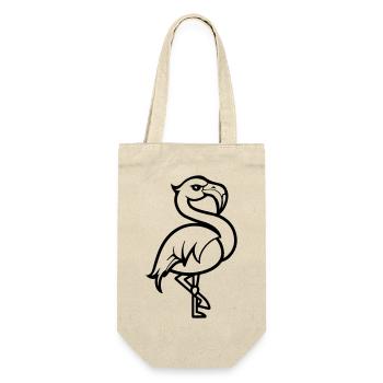 Bande dessinée Flamingo - Sac à bouteille - nature - Devant