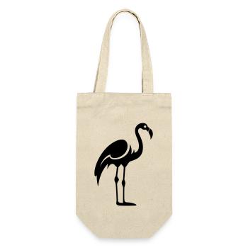 flamant rose - Sac à bouteille - nature - Devant