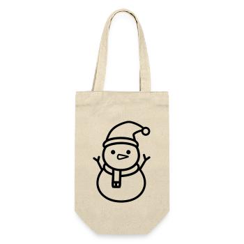 Bonhomme de neige - Sac à bouteille - nature - Devant