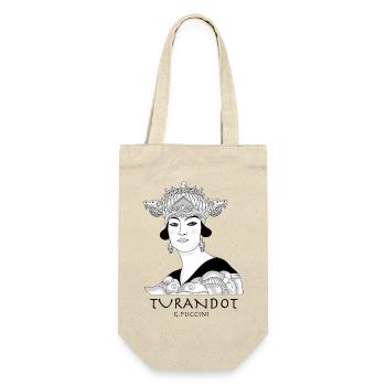 Turandot T-shirt - Gift Bag for Bottles - nature - Front