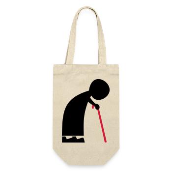 grandma - Gift Bag for Bottles - nature - Front
