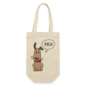 Cute dog - Gift Bag for Bottles - nature - Front