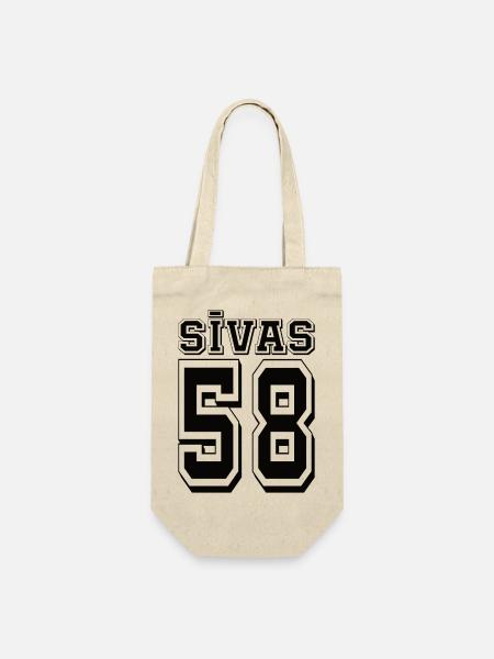 Sivas 58 - Geschenkbeutel für Flaschen - Natur
