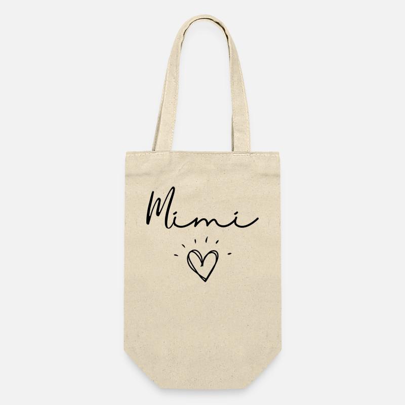 Mimi. cadeau mimi - Sac à bouteille - nature