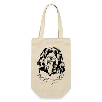 Tibetan Terrier Portrait Dog Portrait Dog Wilsigns - Gift Bag for Bottles - nature - Front