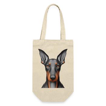 Doberman Trainer Doberman Dog Doberman Puppy - Gift Bag for Bottles - nature - Front