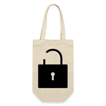 No security no security open lock lock - Gift Bag for Bottles - nature - Front