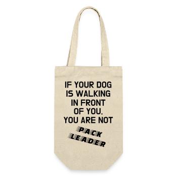 DogPackLeader - Gift Bag for Bottles - nature - Front