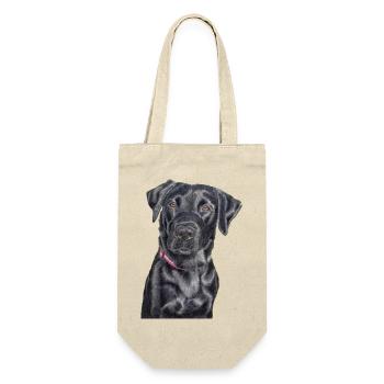 Labrador retriever field trail - Gift Bag for Bottles - nature - Front