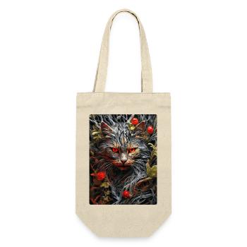 Spooky Plants Cat 1.1 - Gift Bag for Bottles - nature - Front
