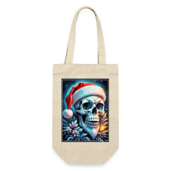 Crâne de Noël 1.3 - Sac à bouteille - nature - Devant