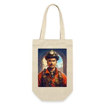 Homme pompier steampunk 1.4 - Sac à bouteille - nature - Devant