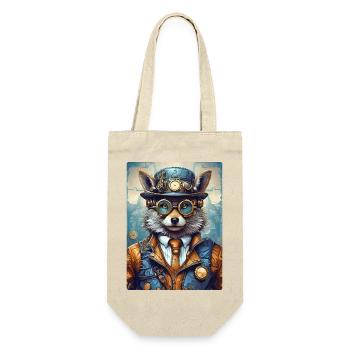 Steampunk Wolf 1.10 - Gift Bag for Bottles - nature - Front