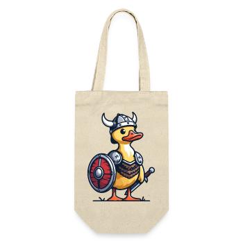 Viking Quack : Le canard du Valhalla - Sac à bouteille - nature - Devant