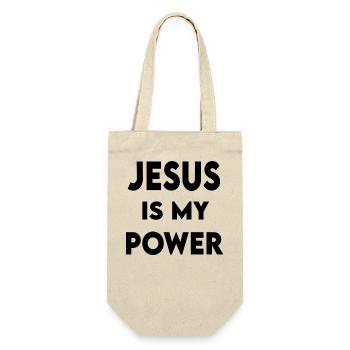 Jésus est ma puissance - Sac à bouteille - nature - Devant