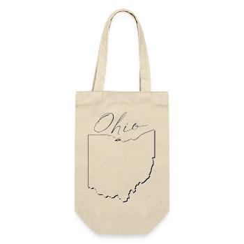 Ohio (États-Unis) | Carte | Script fantôme - Sac à bouteille - nature - Devant