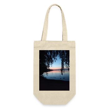 Sonnenuntergang - Geschenkbeutel für Flaschen - Natur - Vorne