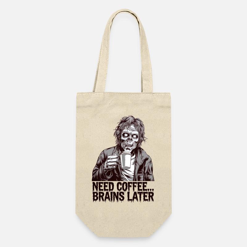 Zombie Coffee Run - Sac à bouteille - nature