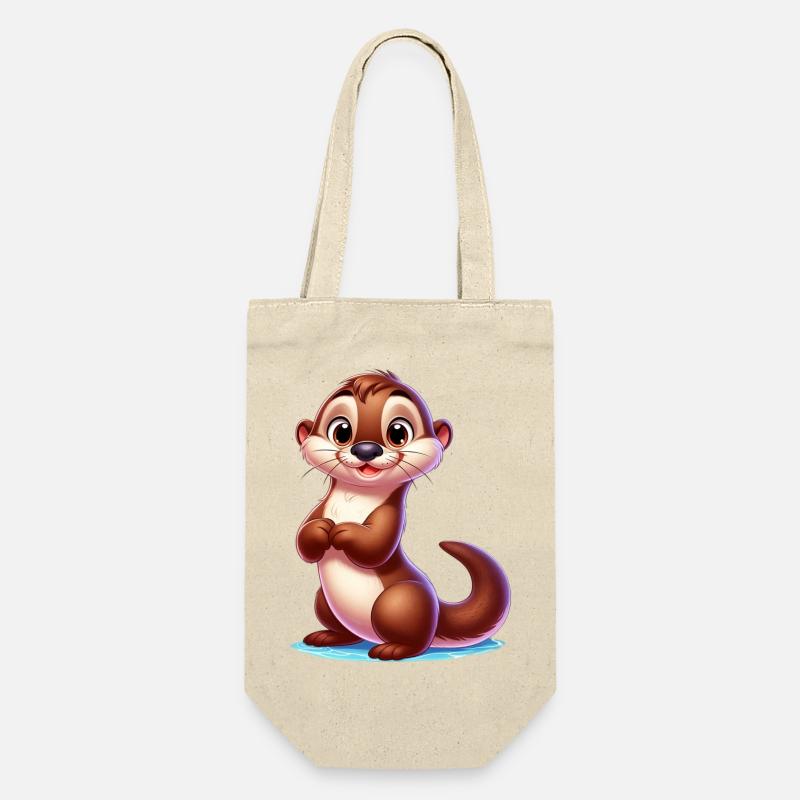 Loutre - Sac à bouteille - nature