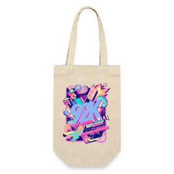 Neon Retro Teaser des années 90 Y2K - Sac à bouteille - nature - Devant