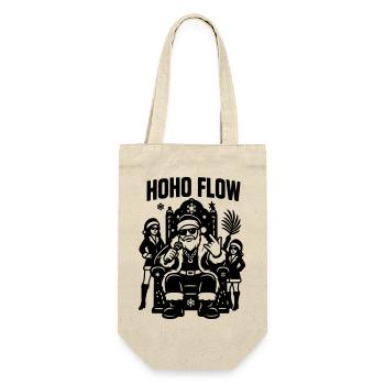Santa Ho Ho Flow Rap - Sac à bouteille - nature - Devant