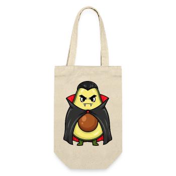 Funny Halloween Avocado Vampire Cartoon Fun - Gift Bag for Bottles - nature - Front